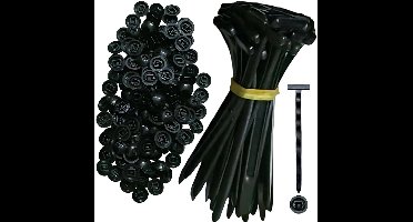 Nylon Universele Kabelbinders met Pin & Knoop – Zelfsluitend, Heavy Duty, Geschikt voor Auto en Kabelbeheer