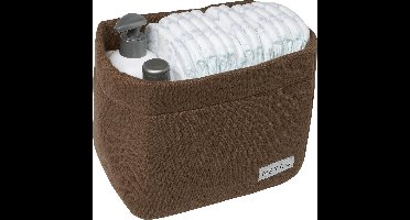 Meyco Baby Knit Basic commodemandje - chocolate - medium