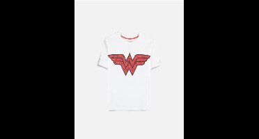 DC Comics Wonder Woman - Logo Dames T-shirt - 2XL - Wit