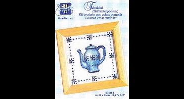 Vervaco borduurpakket Theepot