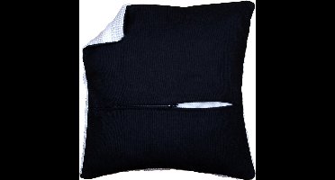 Vervaco - Kussenrug met rits - zwart - PN-0174417 - Borduren - Borduurpakket - Borduurpakket volwassenen - Borduurpakket kind