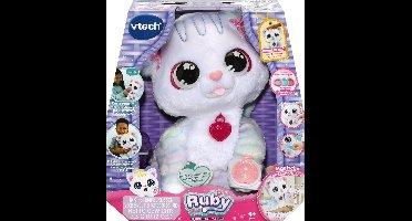 VTech Ruby Mijn Glittertattoo Kitten - Interactief Speelgoed - Knuffelkat - 3 tot 8 Jaar