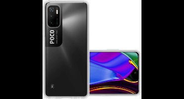 Hoesje - Geschikt voor Xiaomi Poco M3 Pro - Sterk & Shockproof - Hoes Cover - Siliconen Case - Transparant