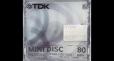 TDK Recordable Mini Disc Grey 80 Min