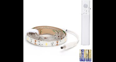 LED Strip Set met Sensor op Batterijen - Igia Stippi - 1 Meter - Warm Wit 3000K - 1.5V