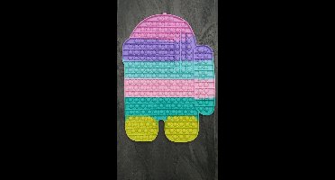 MEGA Among Us Pop It Fidget Toy - Nieuwe Pop It - TikTok - 40x30- NIEUW