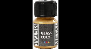 Glass Color Metal, goud, 35ml