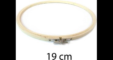 Borduurring hout 19 cm