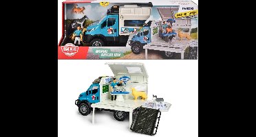 Dickie Toys Iveco Animal Rescue Voertuig - Vanaf 3 jaar - Licht en geluid - Speelgoedvoertuig