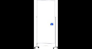 Vivol Whiteboard 200x90cm Scheidingswand Verrijdbaar Wit - Dubbelzijdig en Magnetisch