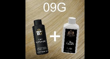 Softshade set incl. activator - 09G semi permenante kleuring | KIS  - haarverf & activator - thuis haar verven