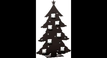 Kerstboom met thee lichthouders - Kerst sfeer - Grote Decoratieve kerstboom - Hoogte 115 cm