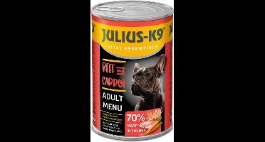 Julius-K9 - Hondenvoer - Natvoer hond - Beef & Carrot - 5 x 1240g