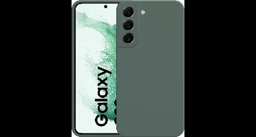 Just in Case hoesje geschikt voor Samsung Galaxy S22 Hoesje - Color Backcover - Groen