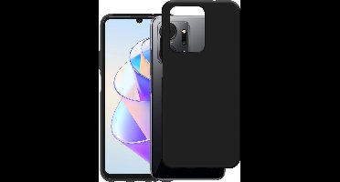 Just in Case hoesje geschikt voor Honor X7a Hoesje Siliconen - Flexibele Case - Zwart