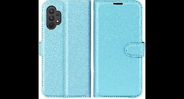 Samsung Galaxy A13 Book Wallet Case Texture - Blauw