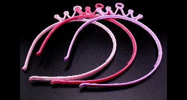Diademen met kroontje set van 3 stuks. - kinderfeestje - verjaardagscadeau