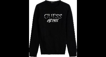 Guess Girls Sweater Zwart - Maat 128