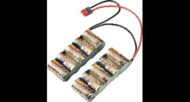 Reely NiMH accupack 12 V 4200 mAh Aantal cellen: 10 Side by Side T-stekkersysteem