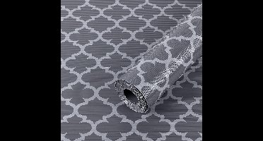 Lademat, keukenladematten, lade-inzet, niet-klevend EVA-materiaal koelkastvoering met waterdichte, duurzame koelkasttafel, placemats voor kast, grijs, 30 cm x 305 cm