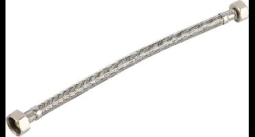 Sanifun RVS Aansluitslang 1/2 x 1/2 600 mm Flexibele Waterslang