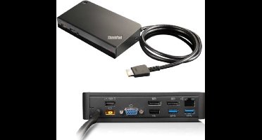 Lenovo 03X6296 laptop dock & poortreplicator Bedraad OneLink+ Zwart