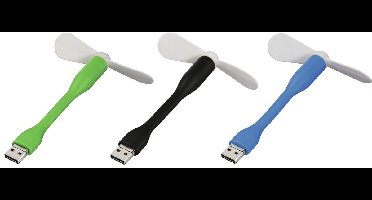 Hama USB-mini-ventilator met 2in1 stekker