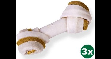 3x5 inch 12-13 cm 5 st I am duoknoop met semi-moist strip hondensnack