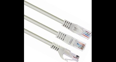 Cablexpert Netwerkkabel/Internetkabel 10 meter CAT6 UTP RJ45 - Grijs