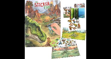 Depesche - Dino World mini Sticker Fun - stickerboek