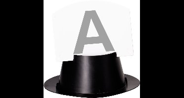 Vplast houder - Show Jump Houder - Voor letters/cijfer - Zwart - 25 stuks