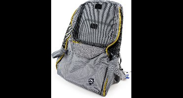 Duvoplus - Draagtas - Hond - Paris Backpack 34x21x39,5cm Grijs - 1st