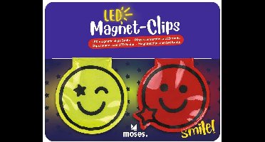Magneet clips met lichtgevende smileys LED