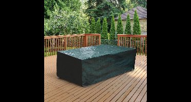 Tuinmeubelhoezen waterdicht, grote tuinmeubelhoes 170 x 95 x 70 cm rechthoekig, outdoor tafelhoezen meubelsets hoes winddicht, anti-uv, patio set cover, tuintafelhoes groen