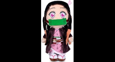 Nezuko Kamado - Demon Slayer Pluche Knuffel 30 cm {Anime Manga Plush Toy | Speelgoed knuffelpop voor kinderen jongens meisjes | Dragon Ball Z, Naruto, One Piece, My Hero Academia}