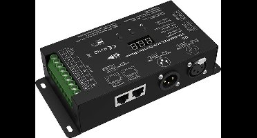 DMX512 controller voor RGBWW led strips - 5 kanaals