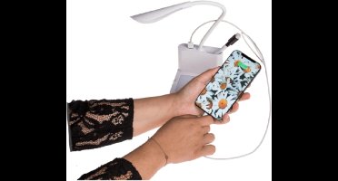 USB bureau lamp - Met schrijfvlak - Oplaadmogelijkheid voor je telefoon