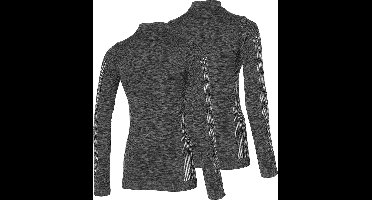 Heatkeeper - Thermoshirt dames -Zwart - M - 2-Stuks - Thermokleding dames