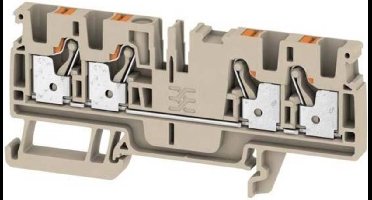 Doorgangsklem Weidmüller A4C 4 2051500000 - Grijs - 50 stuks