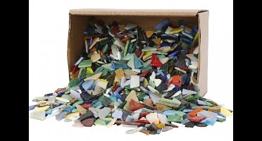 Mozaiek glas kleuren 8-20mm