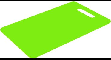 Excellent Houseware Snijplank – Kunststof – 38x28 cm – Groen – Keuken