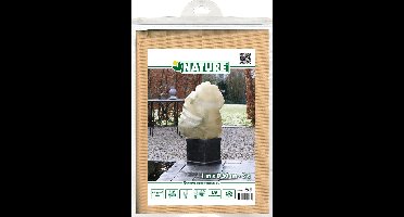 Nature - Winterhoes - H100 x Ø50cm (3 stuks) - beige - afdekhoes - met aantrekkoord