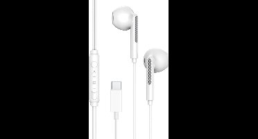 Oortjes met Draad - USB-C Aansluiting - In-Ear Oordopjes met Draad - Bedrade Oortjes - Oortjes met Draad en Microfoon