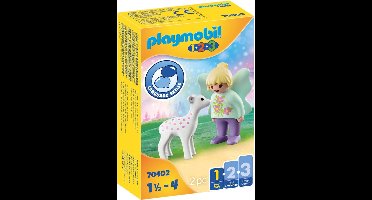 PLAYMOBIL 1.2.3 Feeënvriend met reekalfje - 70402