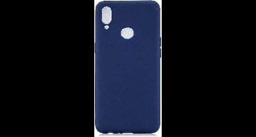 LuxeBass Hoesje geschikt voor Samsung Galaxy A10S - Anti Scratch - Siliconen hoesje - Kunststof - Soft cover - Blauw - telefoonhoes - gsm hoes - telefoonhoesje