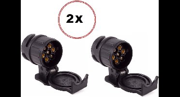 Benson Aanhanger Stekker Verloop - 13-Polig naar 7-Polig - 2 Stuks
