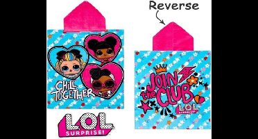 LOL Surprise - Badponcho - Handdoek poncho - L.O.L. Surprise! - 100% katoen
