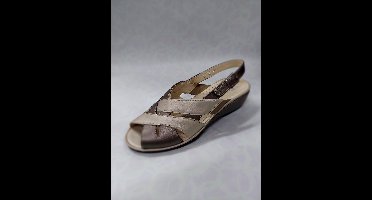 ROHDE 5355 / pumps met open hiel / gouden / maat 39