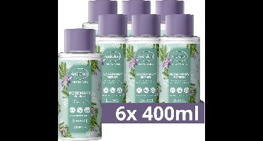 Andrélon - Shampoo - Pro Nature Rosemary Refresh - 6 x 400 ml - Voordeelverpakking