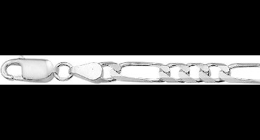 Vigor ketting figaro 5,0 mm - Zilver